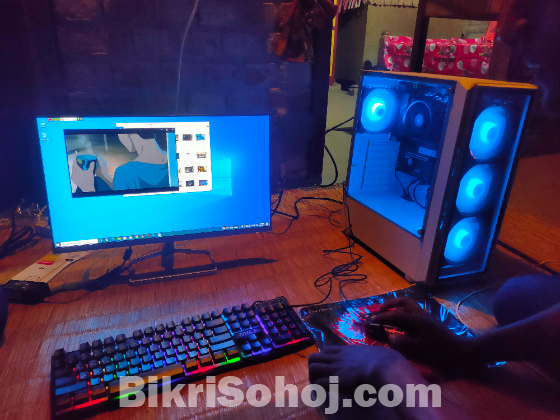 Ryzen 5 5600g akti pc bikory hybe all set up 45k